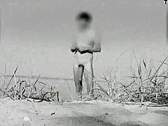 Gross vintage prick at a german nude beach porn movies